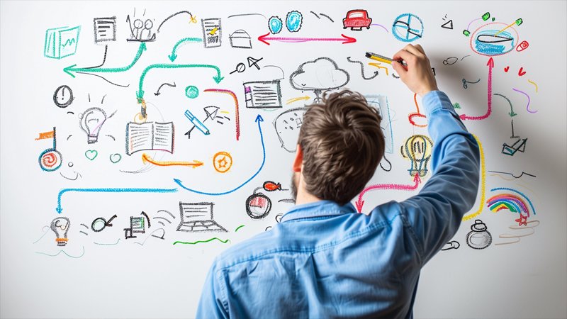 alt="A person is making a plan"