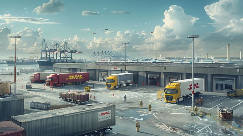 alt="Busy freight terminal"