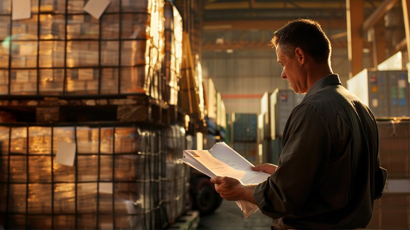 alt="a person working in the warehouse"